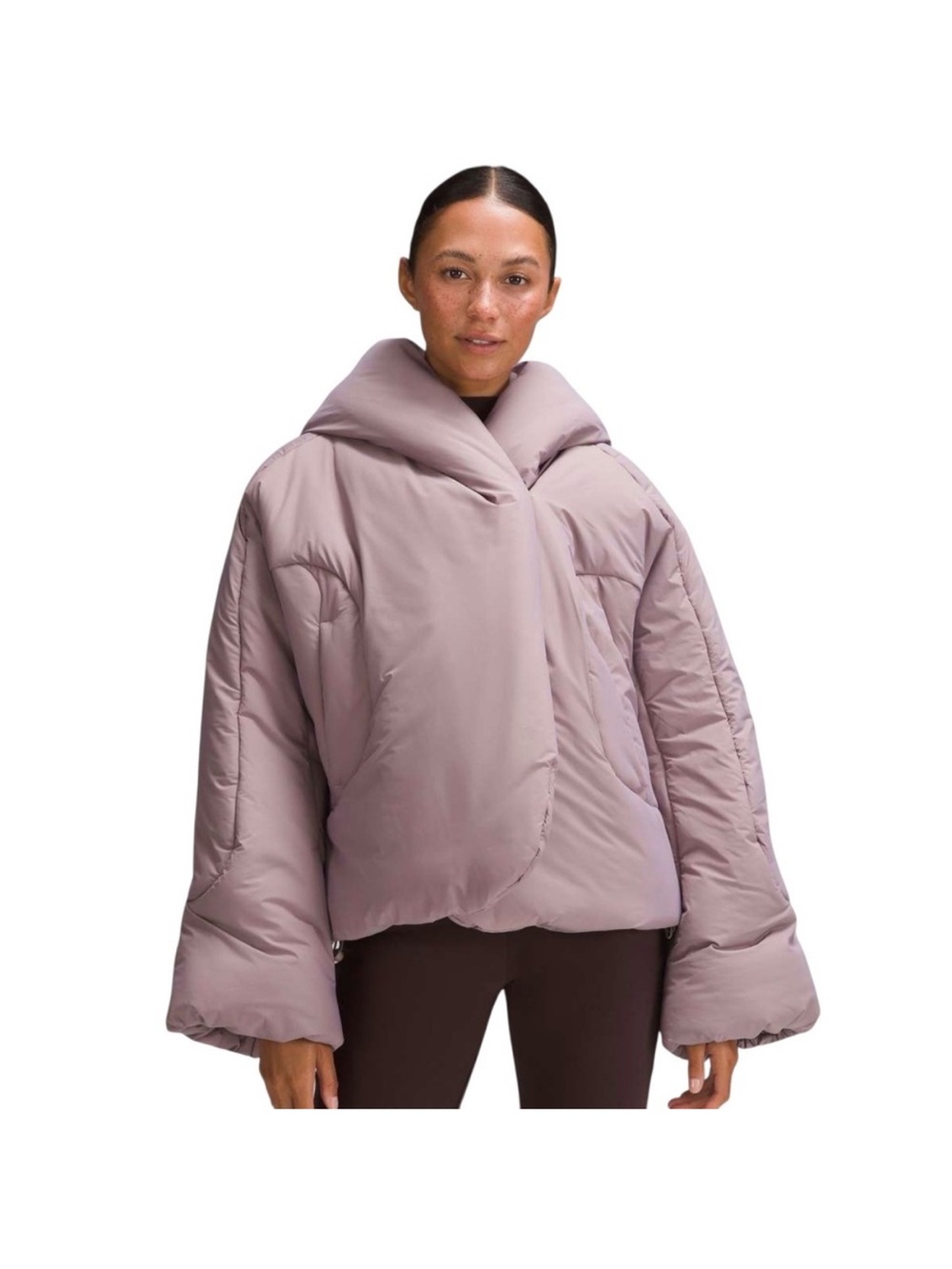 lululemon athletica Mauve Puff Puffer Jacket